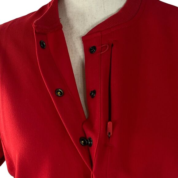 Figs X-Small GIDYA Henley Relaxed Scrub Top Technical Short Sleeve Pocket New - Picture 9 of 13